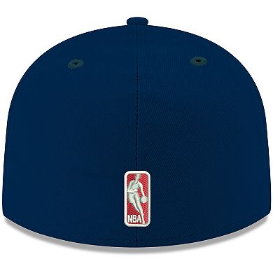 Men's New Era Navy New Orleans Pelicans Official Team Color 59FIFTY Fitted Hat