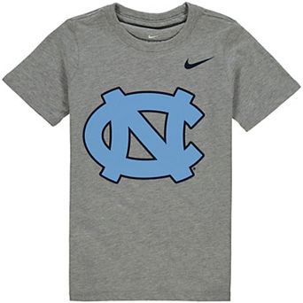 Preschool Nike Charcoal North Carolina Tar Heels Logo T-Shirt