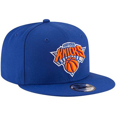 Men's New Era Blue New York Knicks Official Team Color 9FIFTY Snapback Hat