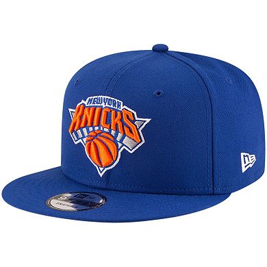 Men's New Era Blue New York Knicks Official Team Color 9FIFTY Snapback Hat