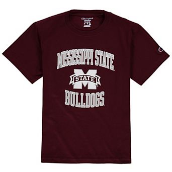 Youth Champion Maroon Mississippi State Bulldogs Circling Team Jersey T-Shirt