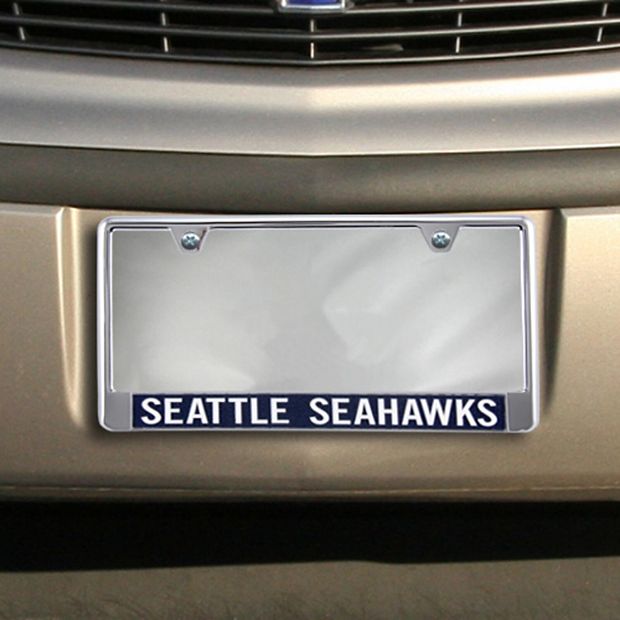 Seattle Seahawks Color Glitter Metal Frame - Navy Blue