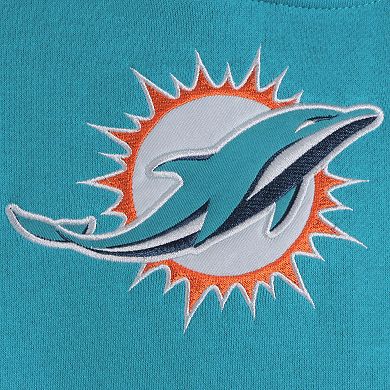 Toddler Aqua Miami Dolphins Fan Gear Prime Pullover Hoodie