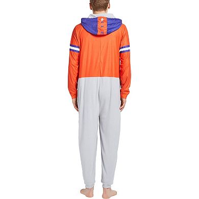 Men's Concepts Sport Orange Clemson Tigers Warm Up Union Bodysuit