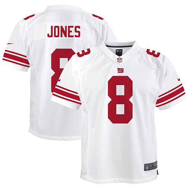 Nike Men's New York Giants Daniel Jones #8 White Game Jersey