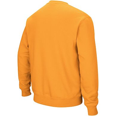 Men's Colosseum Tennessee Orange Tennessee Volunteers Arch & Logo Crew Neck Sweatshirt