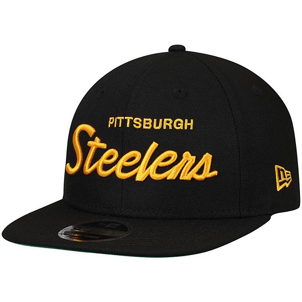 Men's New Era Black Pittsburgh Steelers Griswold Original Fit