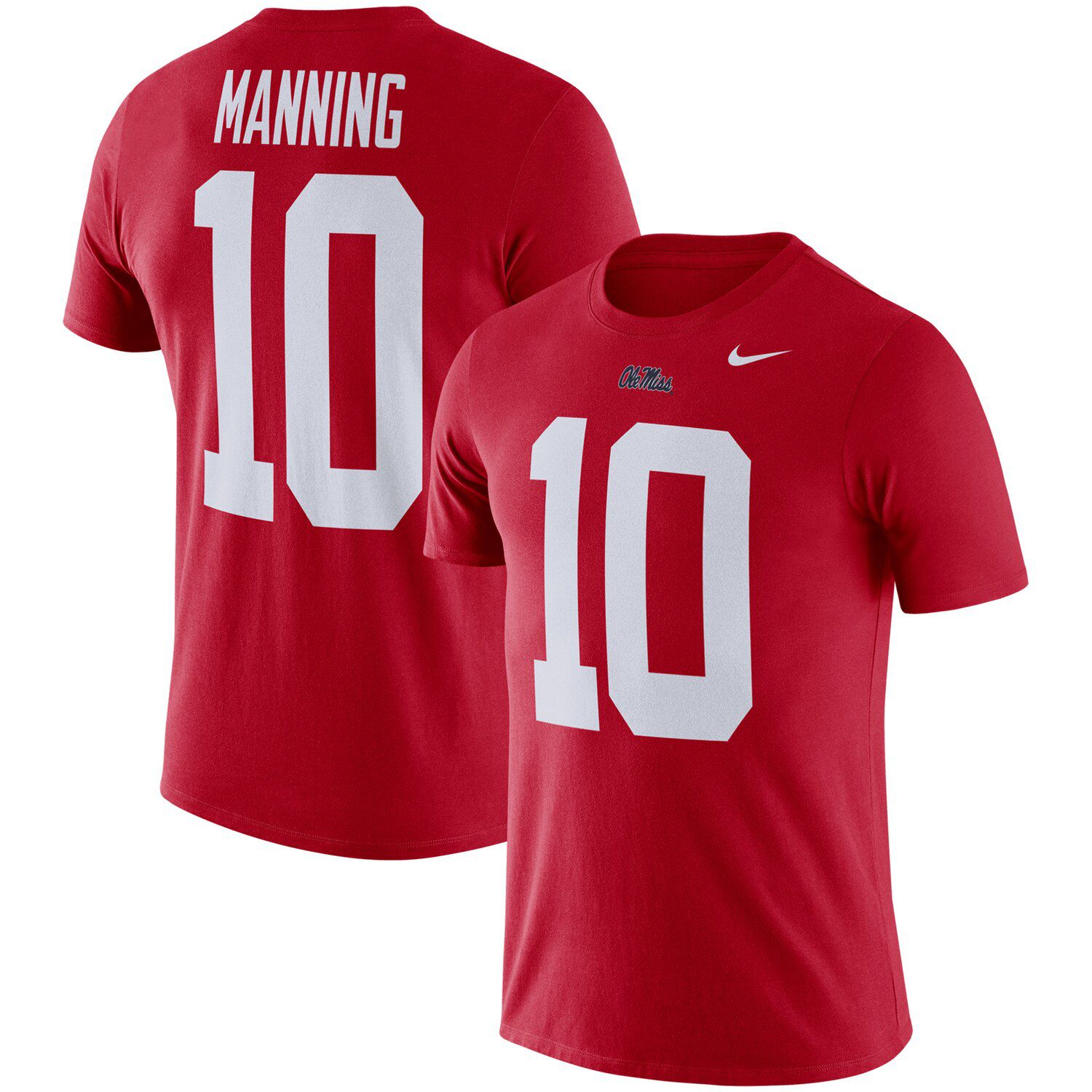 Men's Nike Eli Manning Red Ole Miss 
