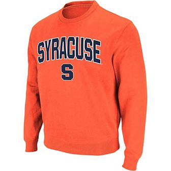 Men's Colosseum Orange Syracuse Orange Arch & Logo Crew Neck Sweatshirt