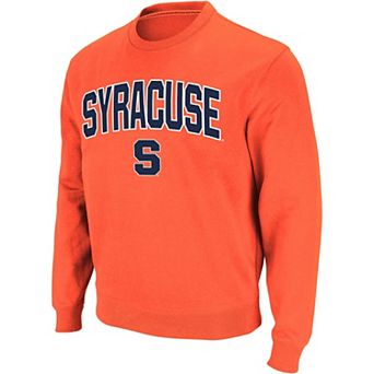 Men's Colosseum Orange Syracuse Orange Arch & Logo Crew Neck Sweatshirt