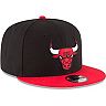 Men's New Era Black/Red Chicago Bulls Two-Tone 9FIFTY Adjustable Hat