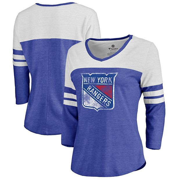 New York Rangers Youth Primary Logo Long Sleeve T-Shirt - Blue