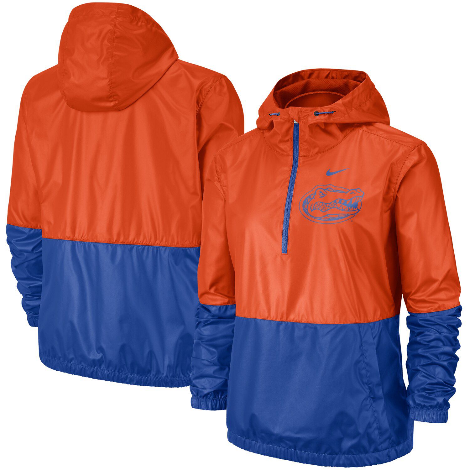 orange nike windbreaker womens