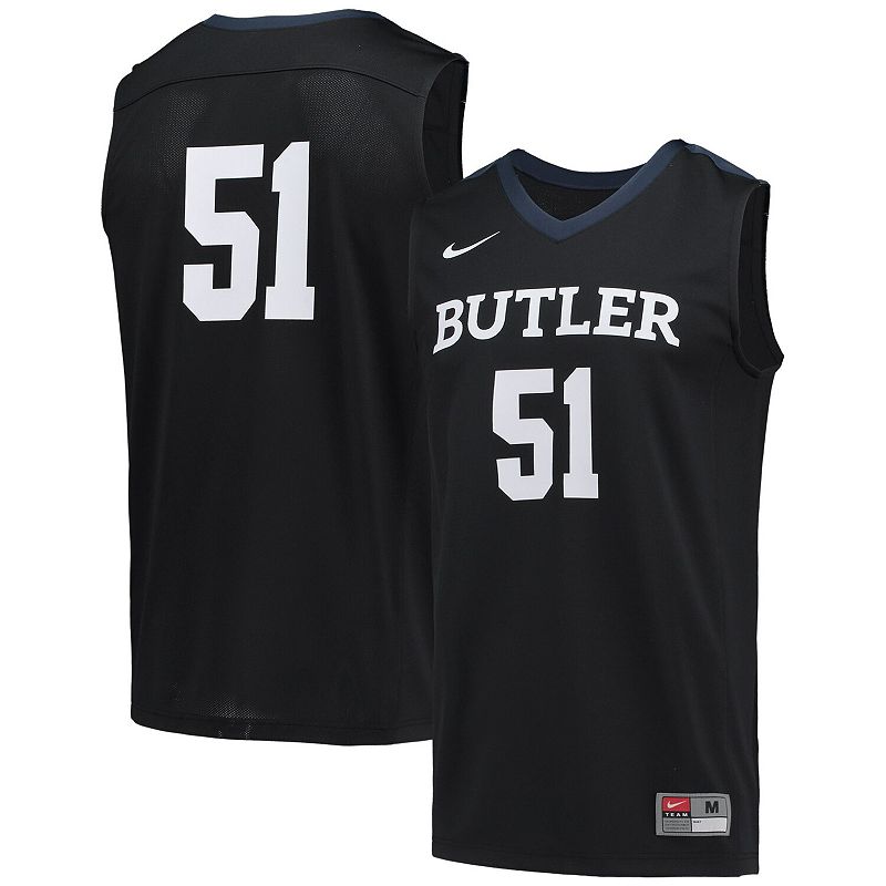 Nike Butler Bulldogs #51 Replica Basketball Jersey - Navy Blue, Mens, Size