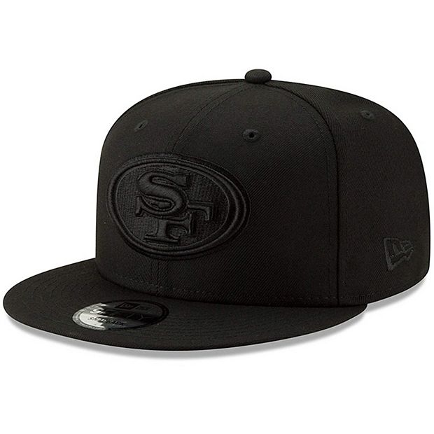 Men's New Era Black San Francisco 49ers Black On Black 9FIFTY