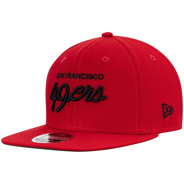 Men's New Era Scarlet San Francisco 49ers Griswold 9FIFTY Adjustable Hat