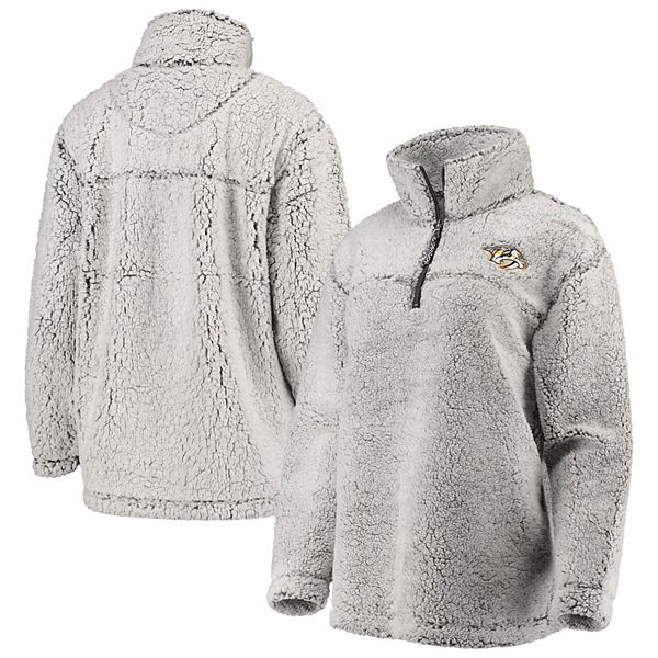 Outerstuff Grey Game Nap Hooded Sherpa 12 Months