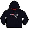 New England Patriots Toddler Fan Gear Primary Logo Pullover Hoodie - Navy Blue