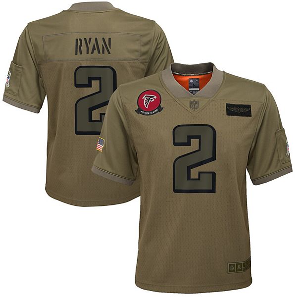 Youth Nike Matt Ryan Camo Atlanta Falcons Salute to Service