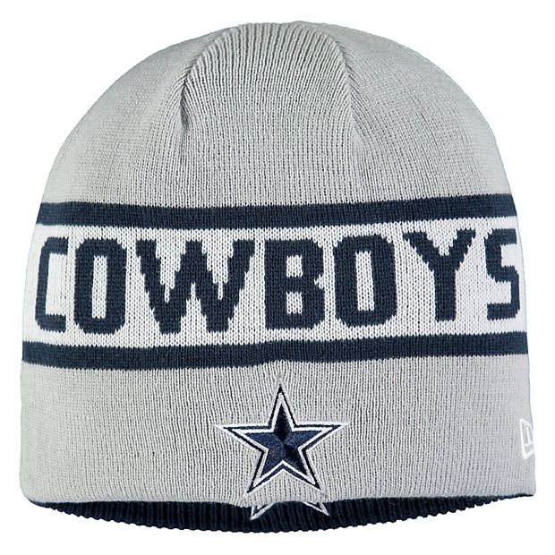 Men's New Era Navy Dallas Cowboys Reverse Knit Beanie