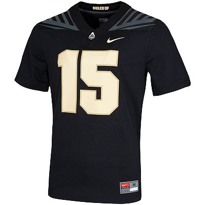 Men s Nike Drew Brees Black Purdue Boilermakers Name Number Untouchable Replica Game Jersey