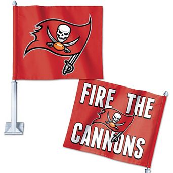 WinCraft Tampa Bay Buccaneers Double-Sided Slogan Car Flag