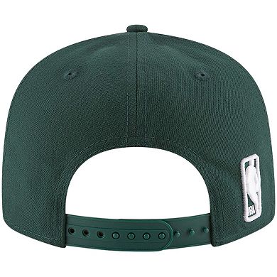 Men's New Era Hunter Green Milwaukee Bucks Official Team Color 9FIFTY Adjustable Snapback Hat