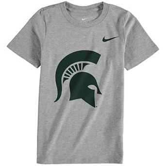 Preschool Nike Charcoal Michigan State Spartans Logo T-Shirt