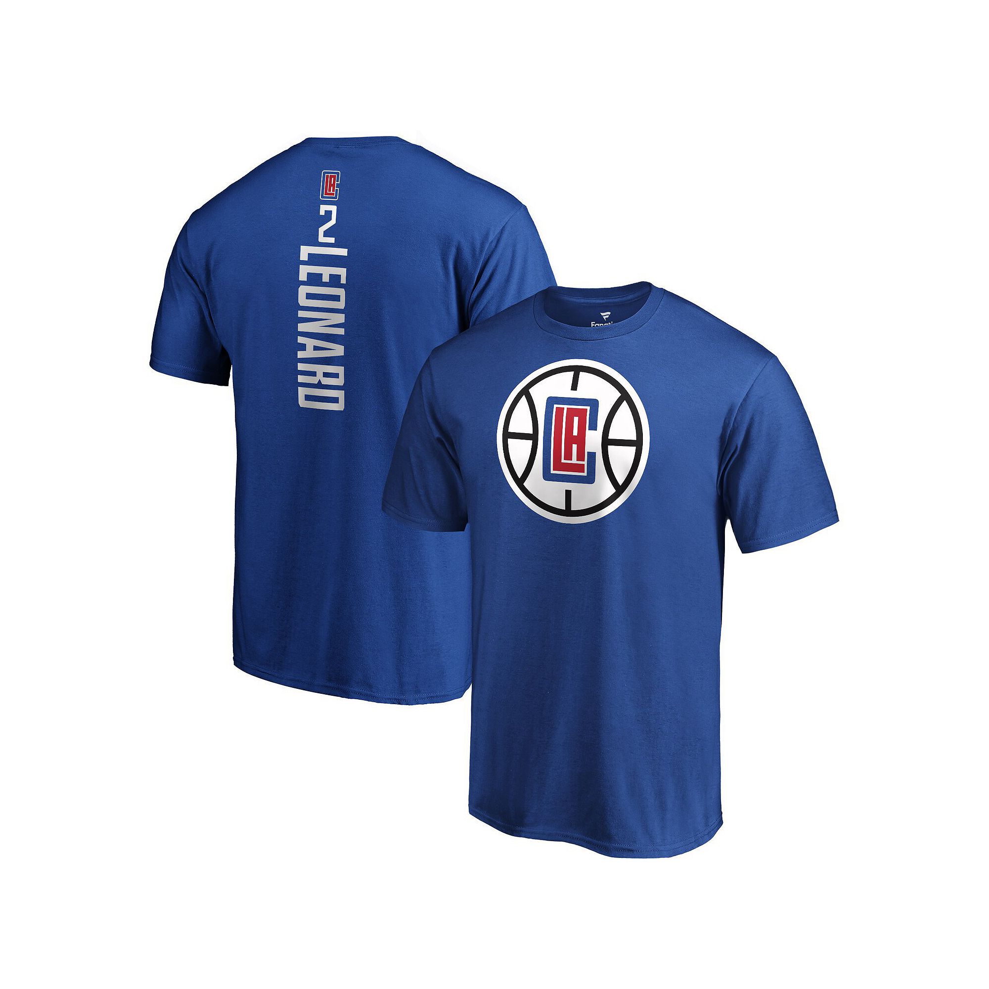 Mens Fanatics Branded Kawhi Leonard Blue LA Clippers Playmaker Name & Numb