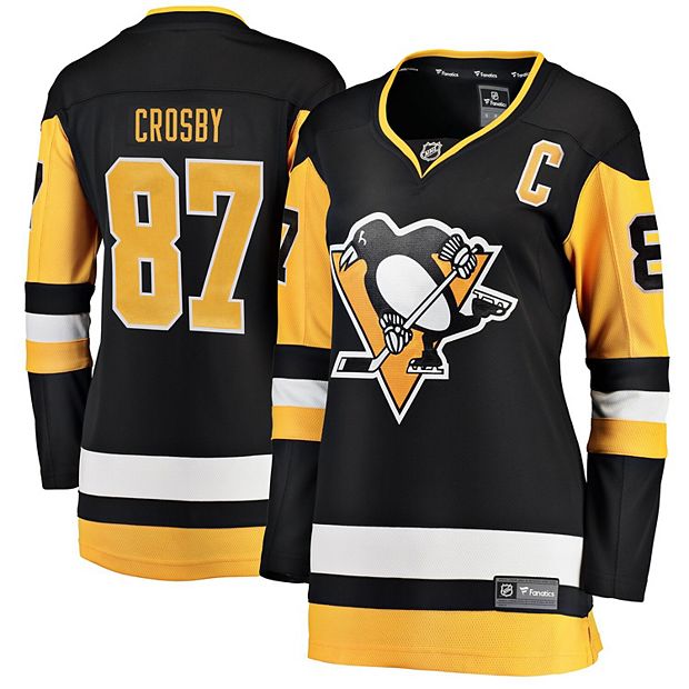Fanatics Youth Boys and Girls Branded Sidney Crosby Gold