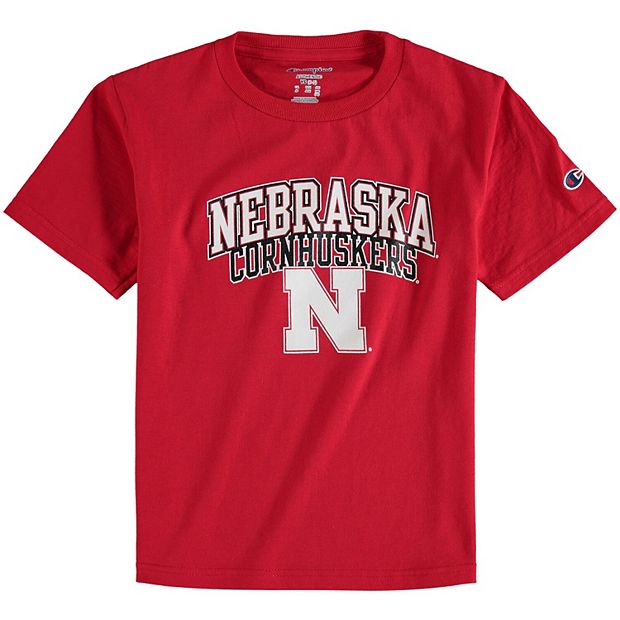 Youth Champion Scarlet Nebraska Huskers Jersey T-Shirt