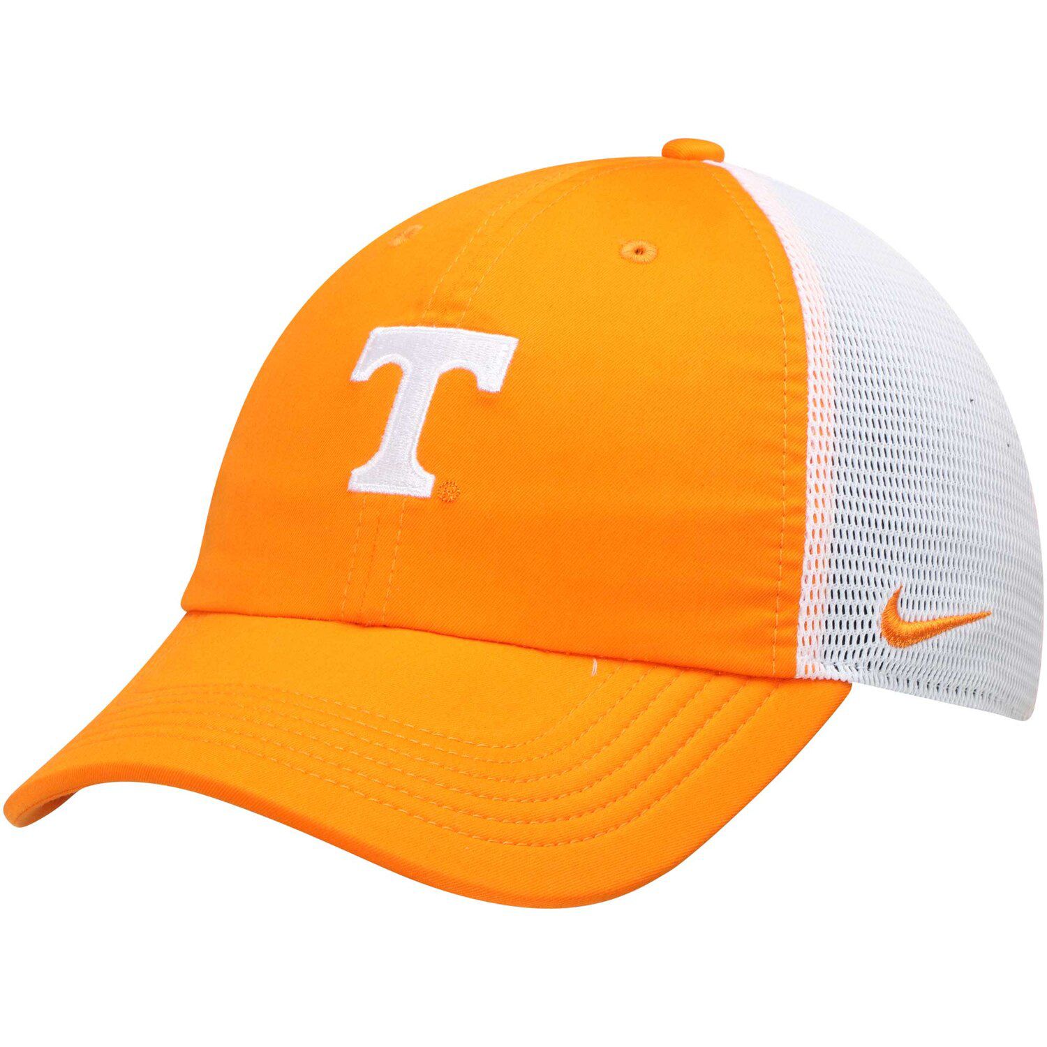 white and orange nike hat