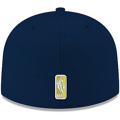 Men's New Era Navy Indiana Pacers Official Team Color 59FIFTY Fitted Hat