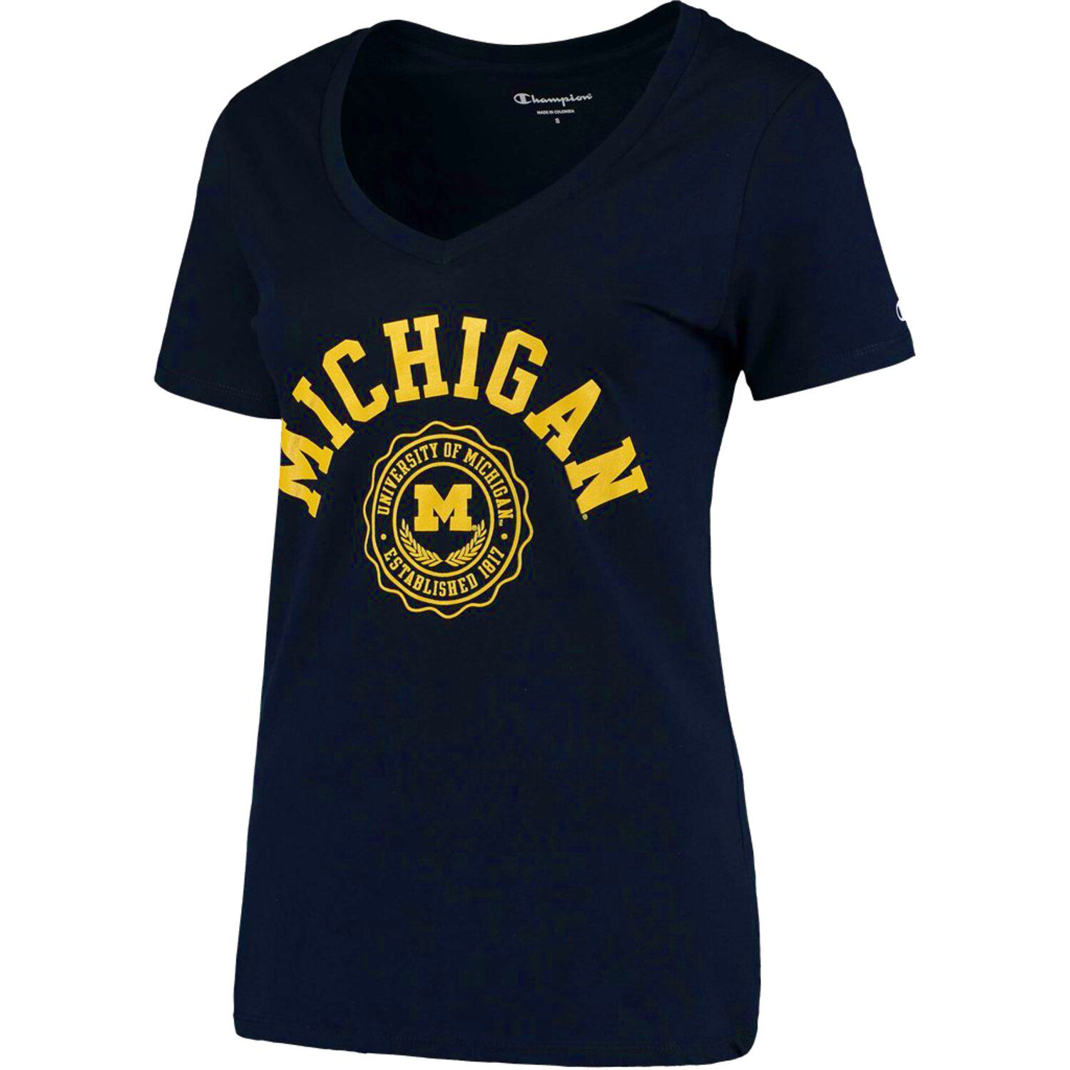 champion t shirt womens navy