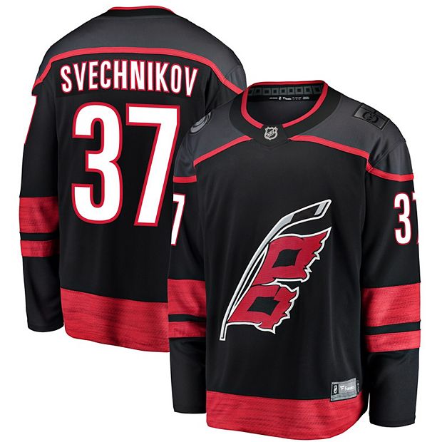 Men's Fanatics Branded Andrei Svechnikov Black Carolina Hurricanes 2023 NHL  Stadium Series Breakaway Player Jersey