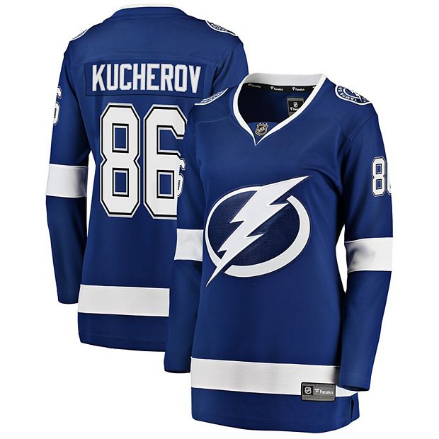 Men's Fanatics Branded Nikita Kucherov Blue Tampa Bay Lightning Home Breakaway Player Jersey