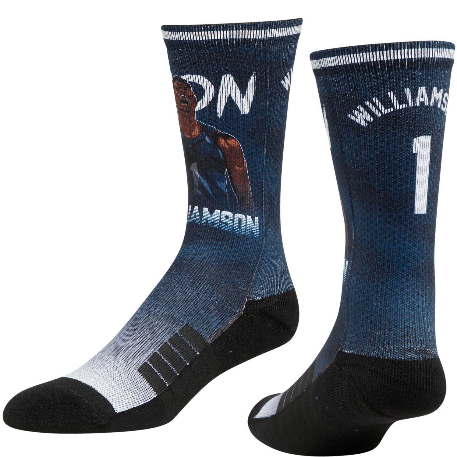 Image for Unbranded Strideline Zion Williamson New Orleans Pelicans Premium Comfy Crew Socks at Kohl's.