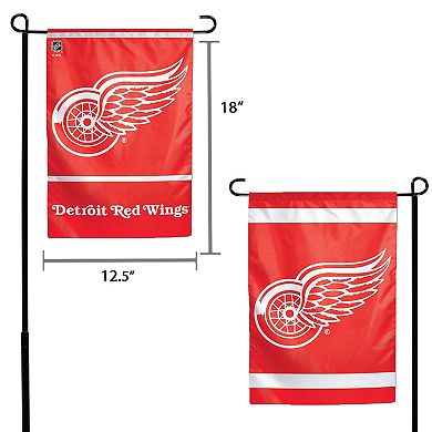 WinCraft Detroit Red Wings 12" x 18" Double-Sided Garden Flag