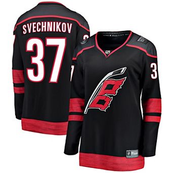 Women's Fanatics Branded Andrei Svechnikov Black Carolina Hurricanes Home Premier Breakaway Player Jersey