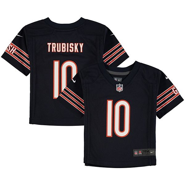 Men's Nike Mitchell Trubisky White Chicago Bears 2019 100th Season  Alternate Classic Limited Jersey