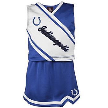 Kids Indianapolis Colts Dress, Colts Cheer Skirt, Dress Jersey