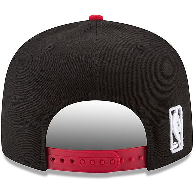Men's New Era Black/Red Portland Trail Blazers 2-Tone 9FIFTY Adjustable Snapback Hat