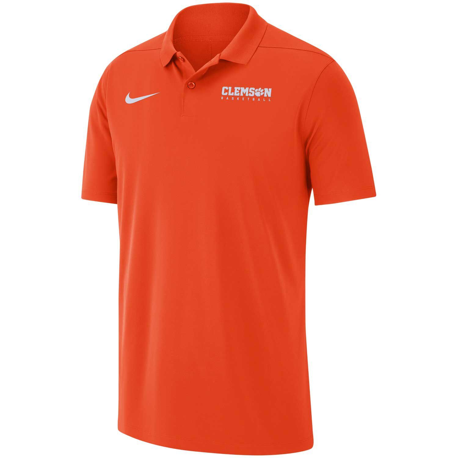 orange nike polo shirt