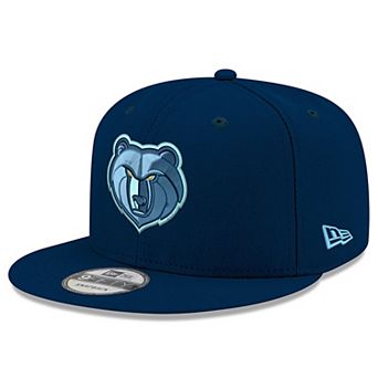 Men's New Era Navy Memphis Grizzlies Official Team Color 9FIFTY Snapback Adjustable Hat