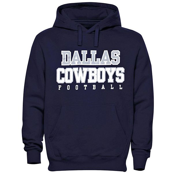 Dallas Cowboys Practice Graphic Pullover Hoodie - Navy