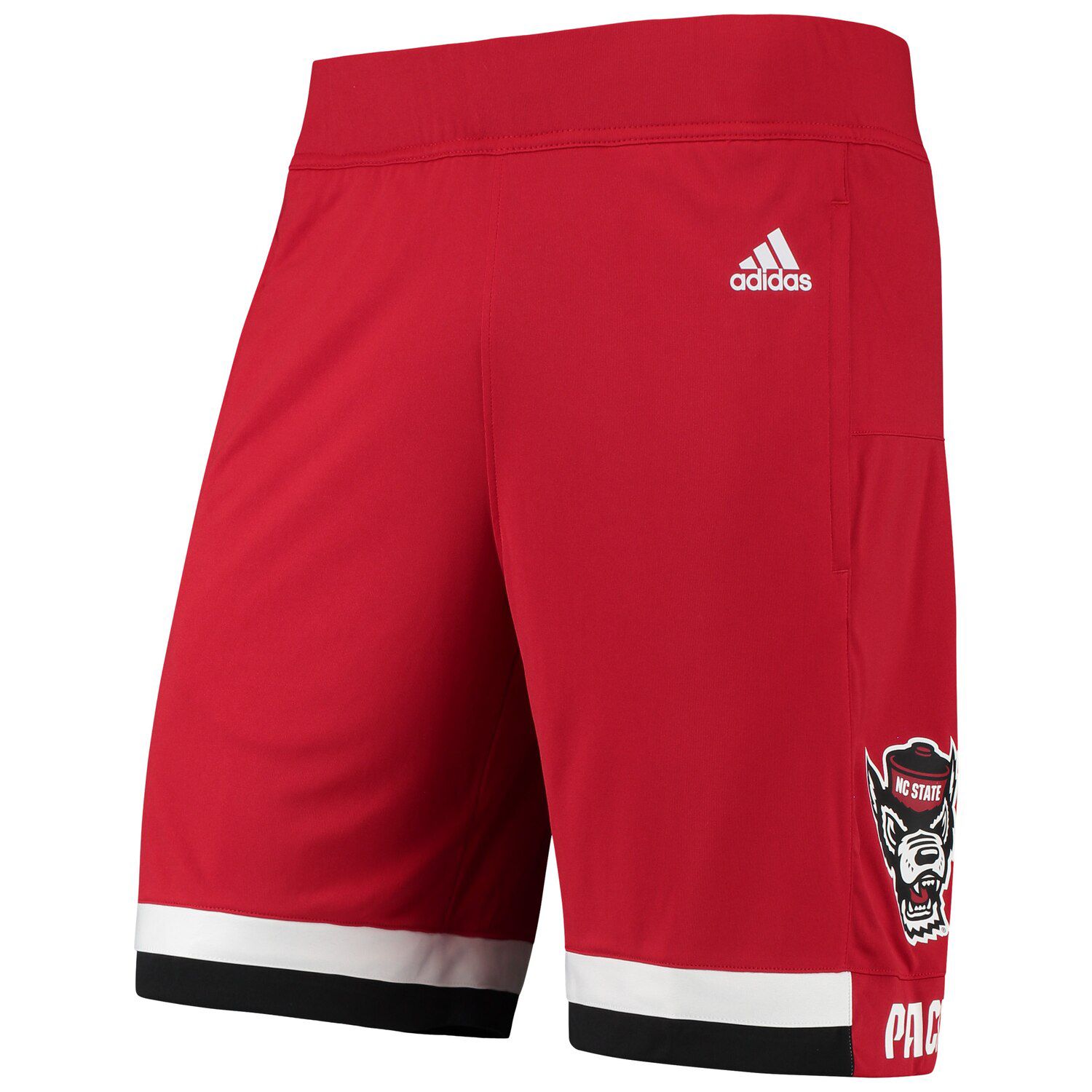 red adidas basketball shorts