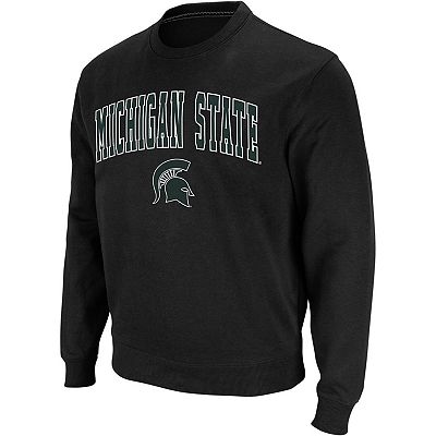 Michigan State Vネックスウェット 黒 Michigan State Spartans Campus Crewneck – Colosseum Athletics