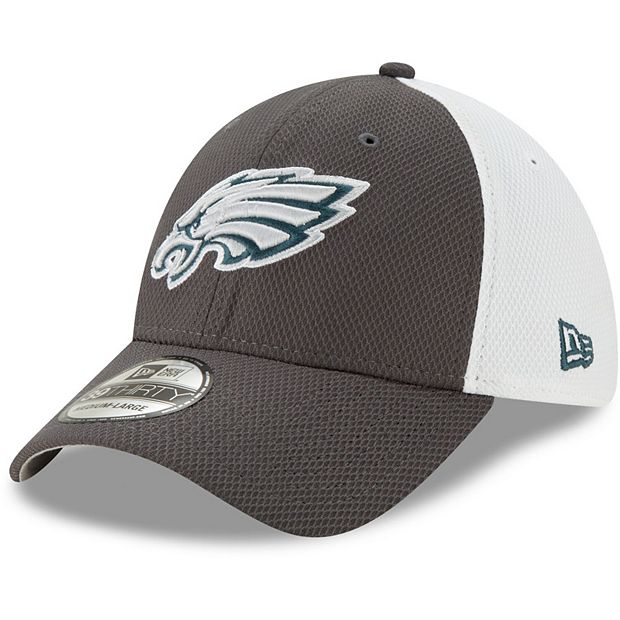 Men's New Era Philadelphia Eagles Black Pop 39THIRTY Flex Hat