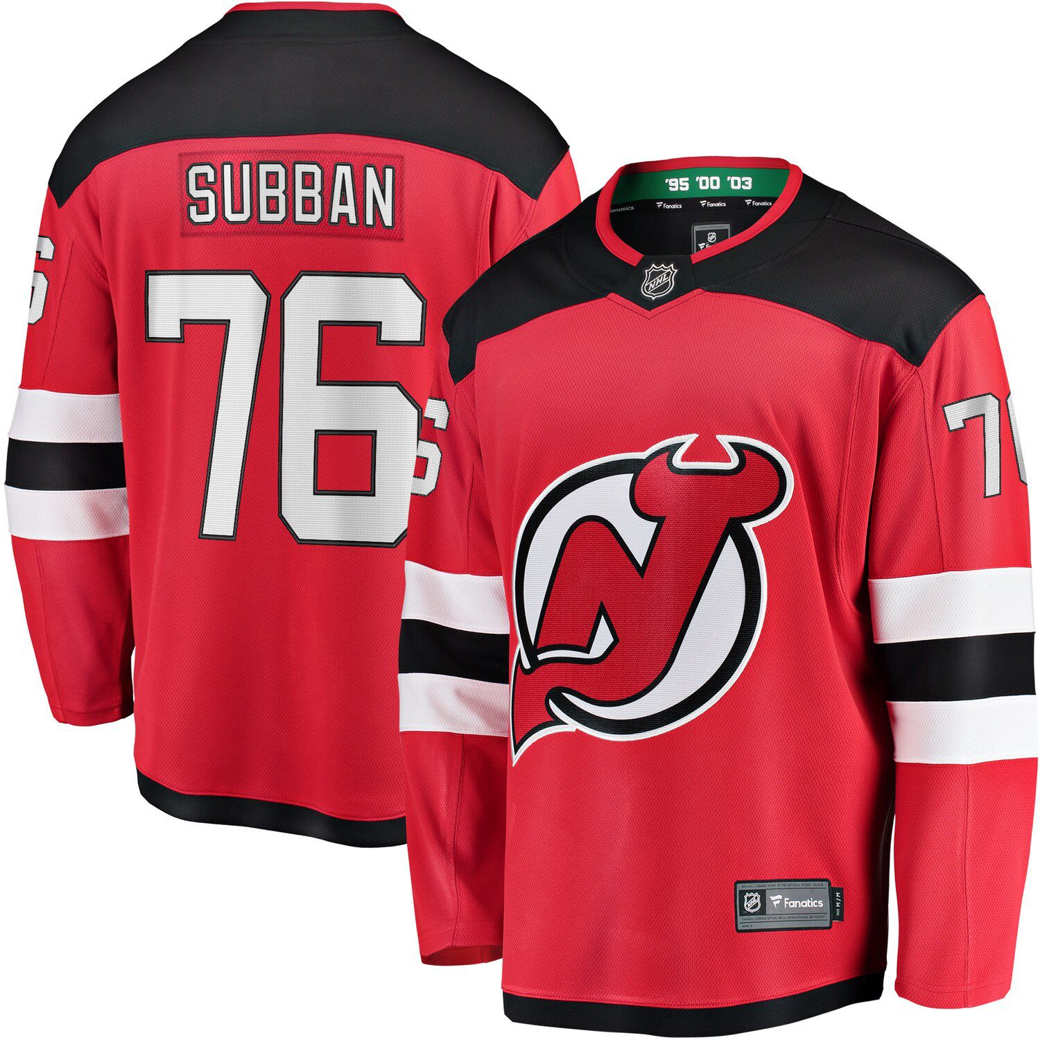 P.K. Subban Red New Jersey Devils 