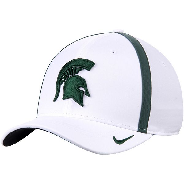 Men's Nike White Michigan State Spartans 2017 AeroBill Sideline Swoosh ...